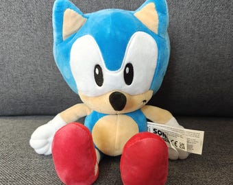 Sonic the Hedgehog Plush SEGA Video Game Toy - Soft & Detailed Collectible - Perfect Gift for Kids, Games, Sonic Fans. Nursery decor. 19 cm