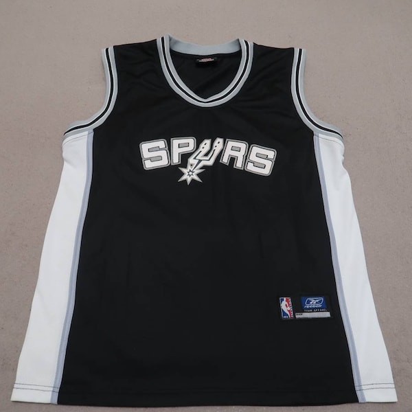 NBA jersey. San Antonio Spurs. Tim Duncan. Black white jersey. Original Reebok. Basketball jersey. Pro cut jersey. Size XL. Basketball vest.