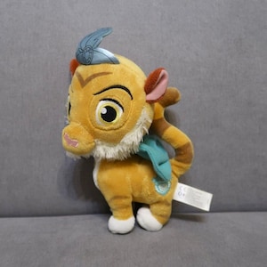 ディズニーパレスペット、ジャスミンのペット、TMトイズ、20cm、中古、コレクターギフト、子供部屋の装飾、柔らかいキャラクターおもちゃ、サルタン・ザ・タイガーぬいぐるみ
