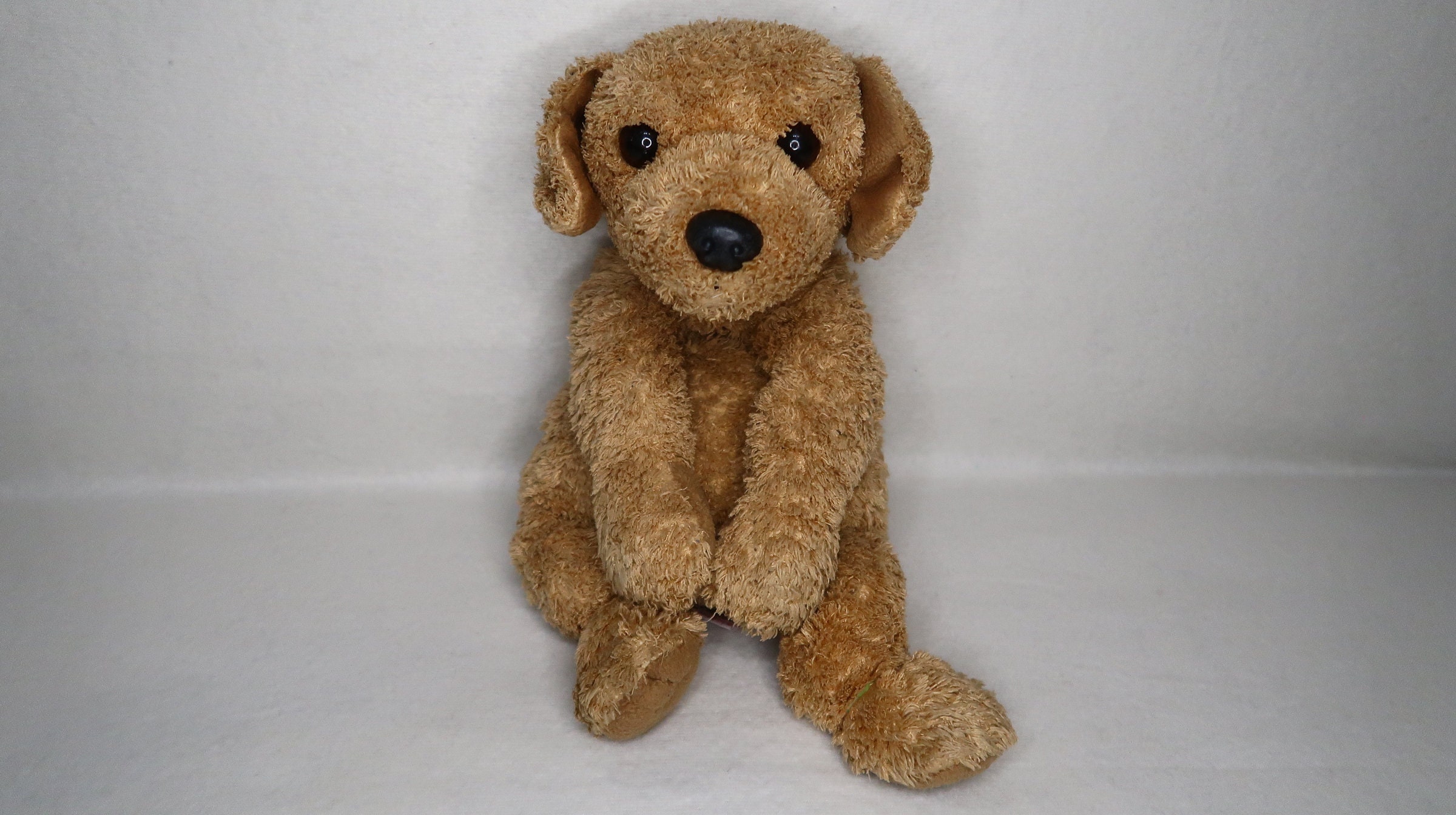 Rare Plush Scooter brown 1999 Ty Collection cute puppy  Beanie Vintage retired plush stuffed 16 inche