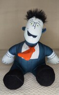 Charming Frankenstein. Stuffed animal Monster plush. Halloween birthday invitation. Boys & girls gift. Baby room decor. Funny car ornament.