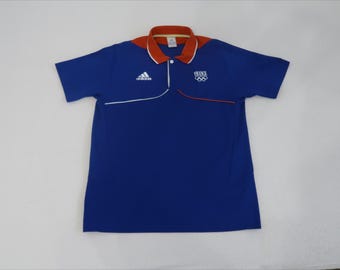 Vintage Adidas. Samurai Blue 2006. T-shirt Jersey. the Japan