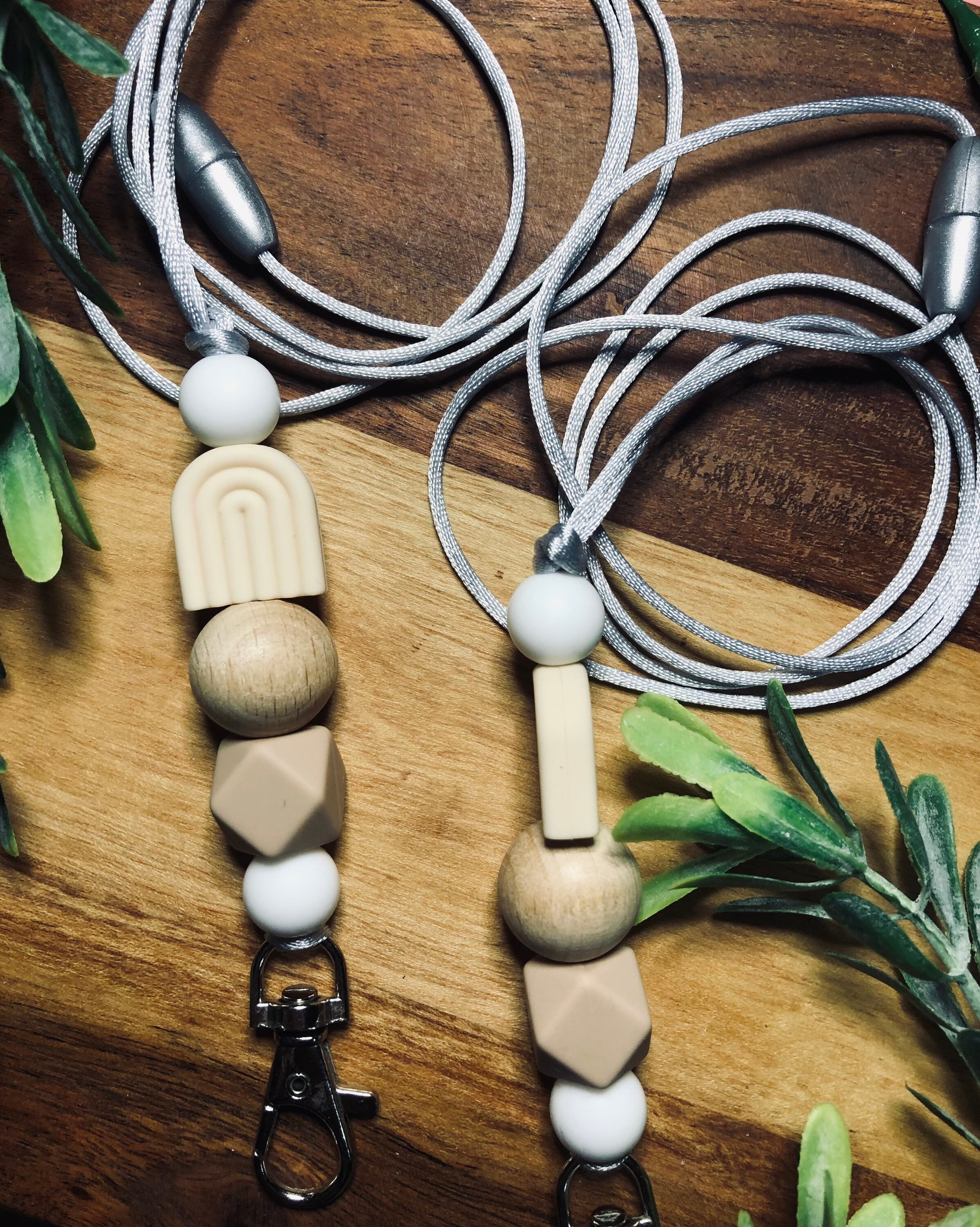 Lanyard Silicone Bead Lanyard Teacher Lanyard Nurse Etsy Australia