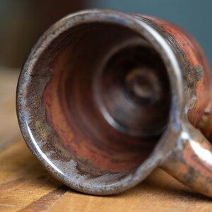 Handmade Ceramic Copper Mug with Brown Drip image 9