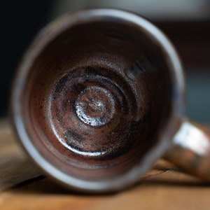 Handmade Ceramic Copper Mug with Brown Drip image 5