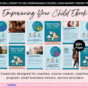 "Unlock your child's potential with our Canva-editable ebook workbook bundle. Boost confidence and decision-making skills. Perfect for parents and coaches. Sell and rebrand! #EmpowerKids"