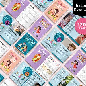 "Editable ebook workbook bundle for confident kids! Empower your child's self-worth. Ideal for parents and educators. Customize with Canva. Sell and rebrand! #EmpowerKids #EditableBundle"