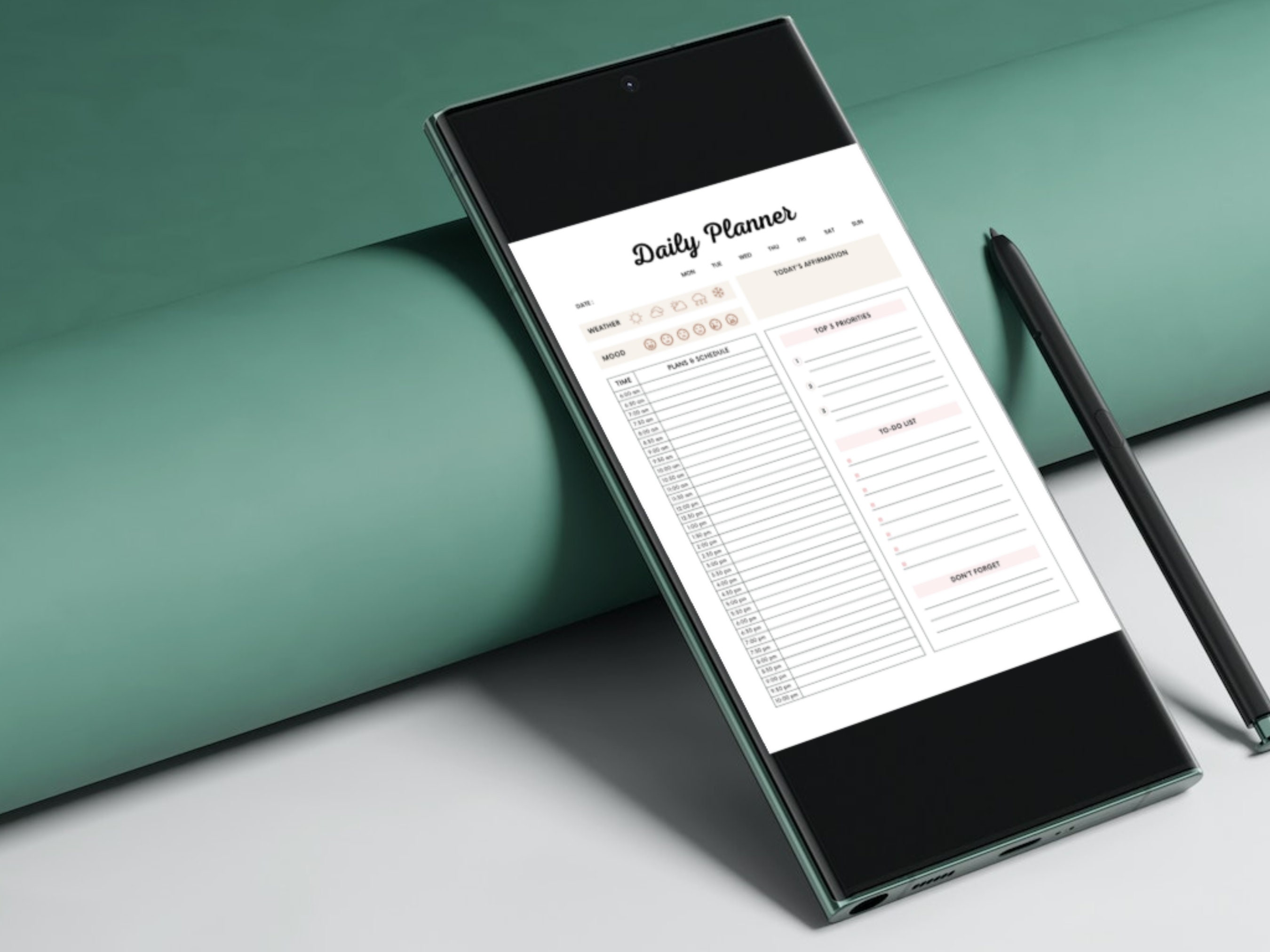 Daily Planner Digital Planner Printable Planner Bundle - Etsy