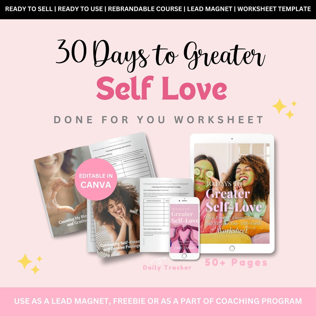 Done for You 30 Days to Greater Self Love - Transformational Coaching ...