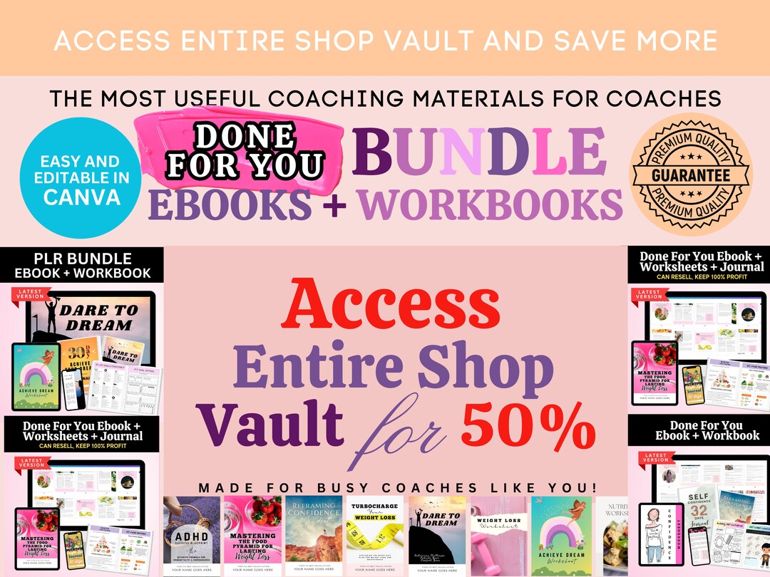 Entire Shop Access All Brandable Coaching Program And Course Done For