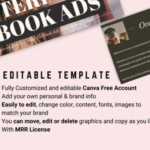 Mastering FACEBOOK ADS Guide with MRR, Done for You Course, Comprehensive Guide for Creating Effective Ad Campaigns, Resell Rights, Canva image 5