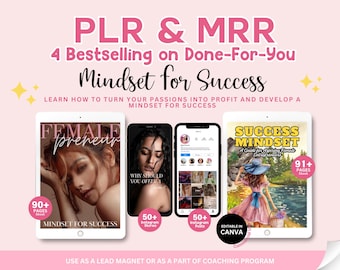 PLR MRR Femalepreneur in Business Marketing Kit Digital Download, Done For You Course, Passive Income, Success Mindset, Affirmation Mindset