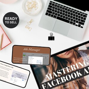 Mastering FACEBOOK ADS Guide with MRR, Done for You Course, Comprehensive Guide for Creating Effective Ad Campaigns, Resell Rights, Canva image 10