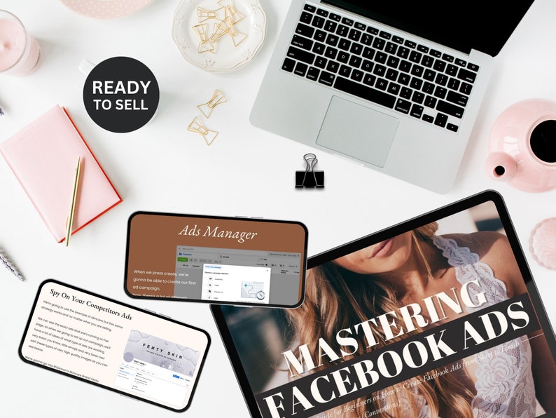 Mastering FACEBOOK ADS Guide with MRR, Done for You Course, Comprehensive Guide for Creating Effective Ad Campaigns, Resell Rights, Canva image 10