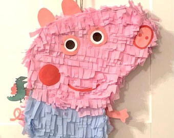 Unique handmade George piñata to brighten up any party/event
