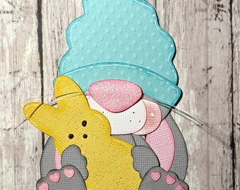 Easter Premade Paper Piecing Bunny Carrots for Scrapbooking Cards ...