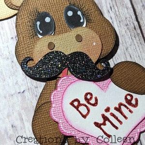 Premade Paper Piecing Set i Moose-tach You Moose Valentine's Day ...