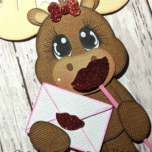 Premade Paper Piecing Set i Moose-tach You Moose Valentine's Day ...