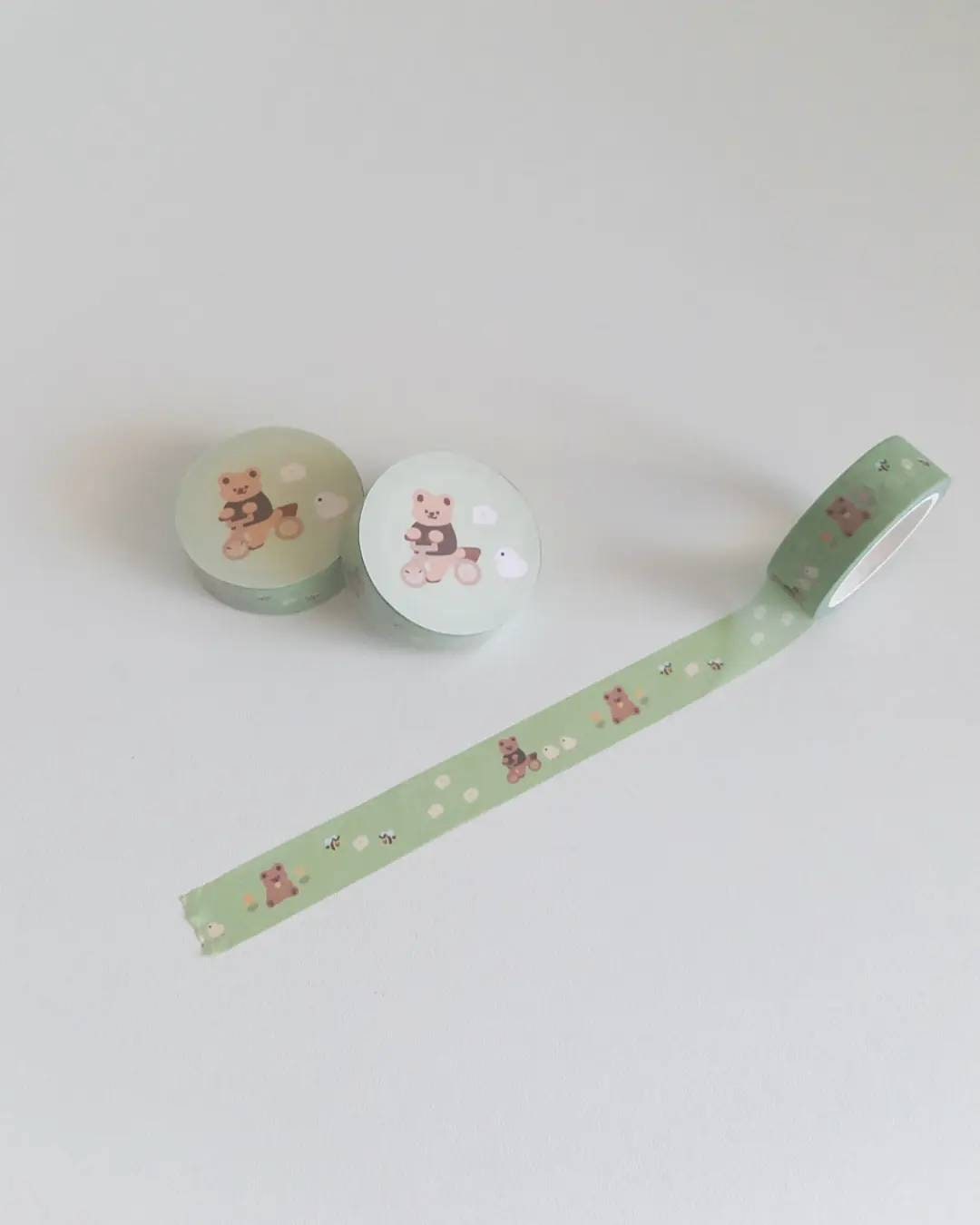 Forest green Washi Tape Stickers Sticker for Sale by B-Micky