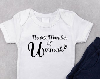 Muslim baby onesie| Clothes for muslim babygirl| Pakistani baby | Islamic baby onesie| Muslim boy clothes| Infant bodysuit| Eid clothes