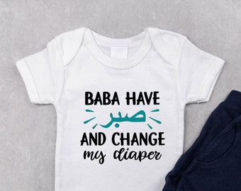 Muslim baby onesie, Clothes for muslim baby girl, Pakistani baby outfit, Islamic clothing, Infant muslim boy bodysuit, Toddler eid clothes.