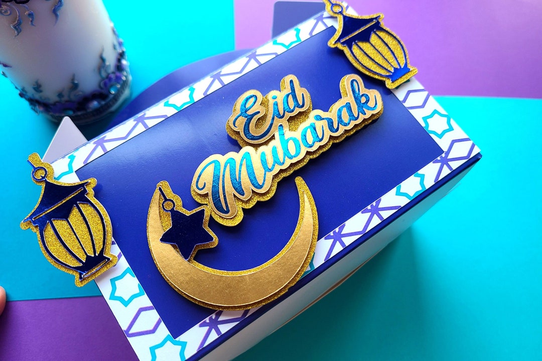 Eid Gift Box for Kids and Adults, Party Favors for Eid Milan, Gable Box