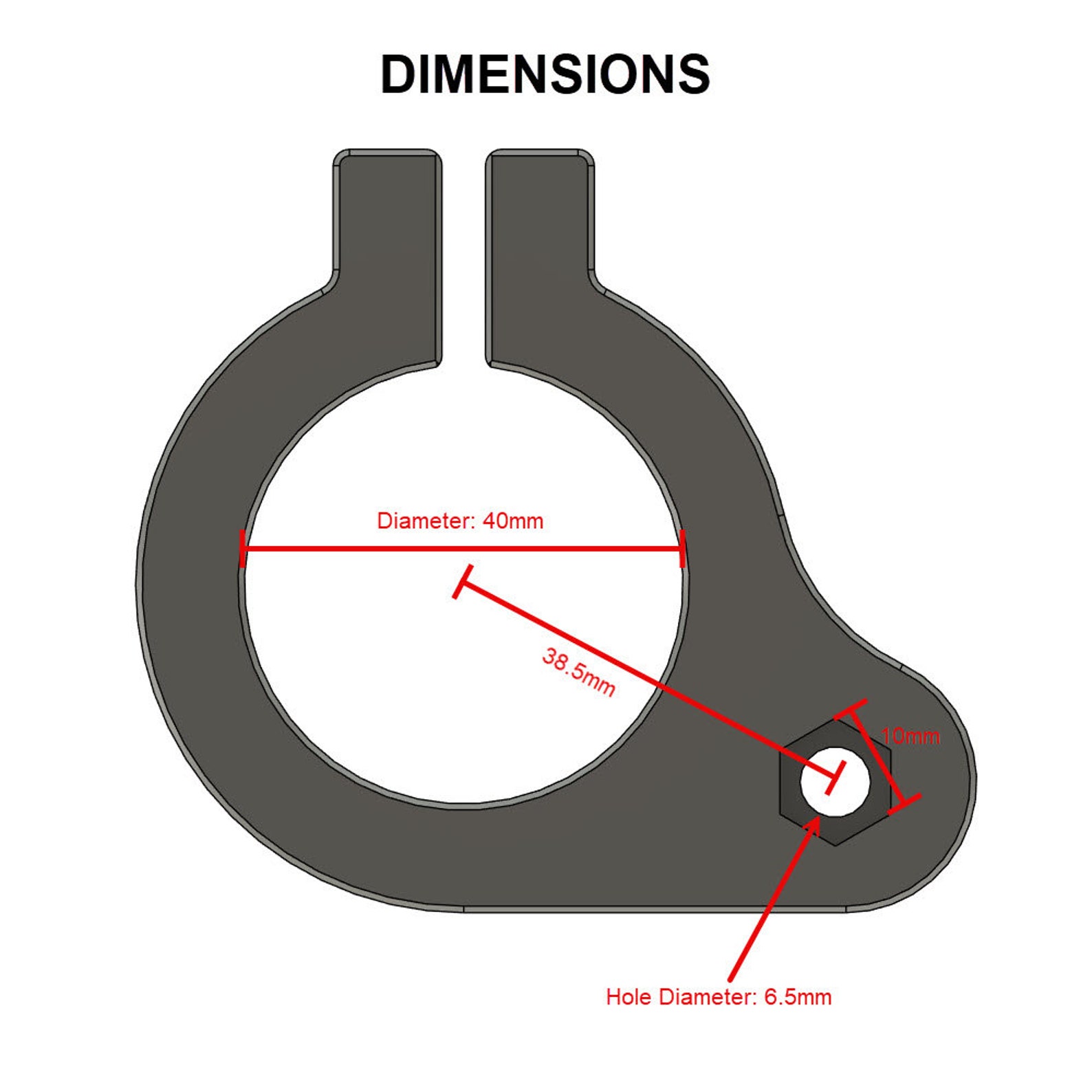 Drill Press Depth Stop Gauge Mount for 8 Inch Models Grizzly G0925