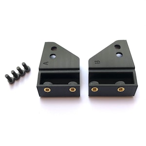 SSUPD Meshlicious Meshroom S ITX Case Side Fan Brackets - Fits 120mm 140mm - Brass Threaded Inserts