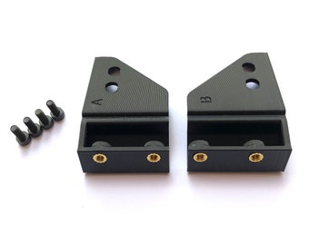 SSUPD Meshlicious Meshroom S ITX Case Side Fan Brackets - Fits 120mm 140mm - Brass Threaded Inserts