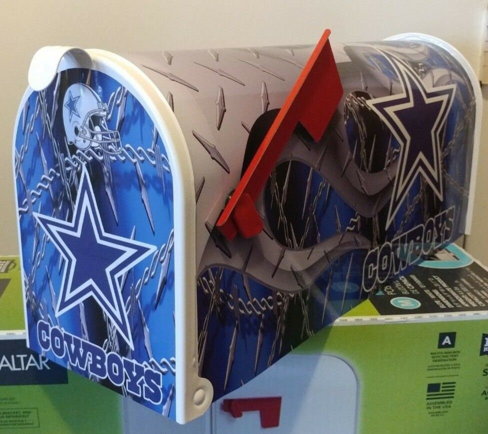 Dallas Cowboys Mailbox Etsy