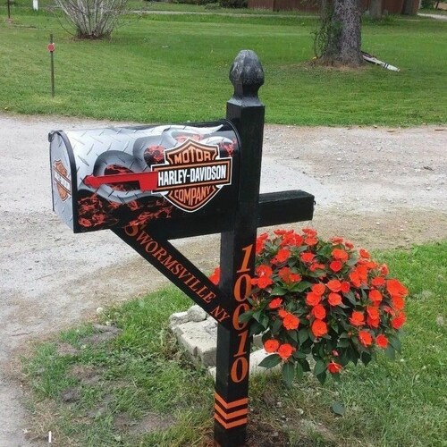 Recycled Wood Harley Davidson Birdhouse Etsy