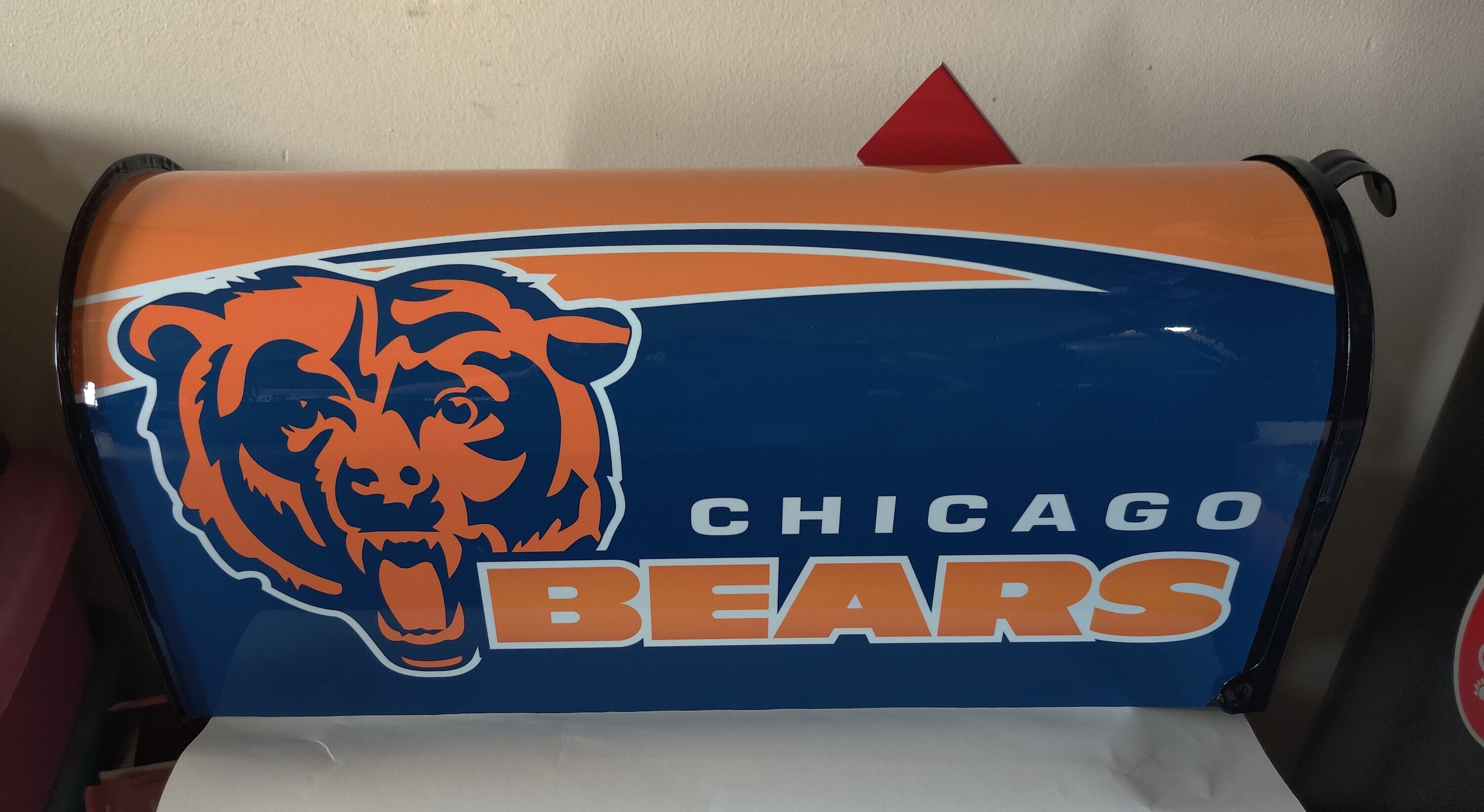 JUMBO Chicago BEARS Mailbox Etsy