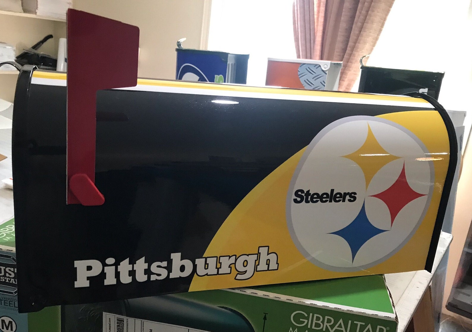 Pittsburgh Steelers Mailbox Etsy