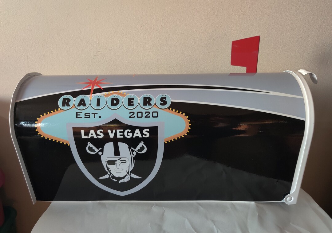 Las Vegas Raiders Mailbox Etsy