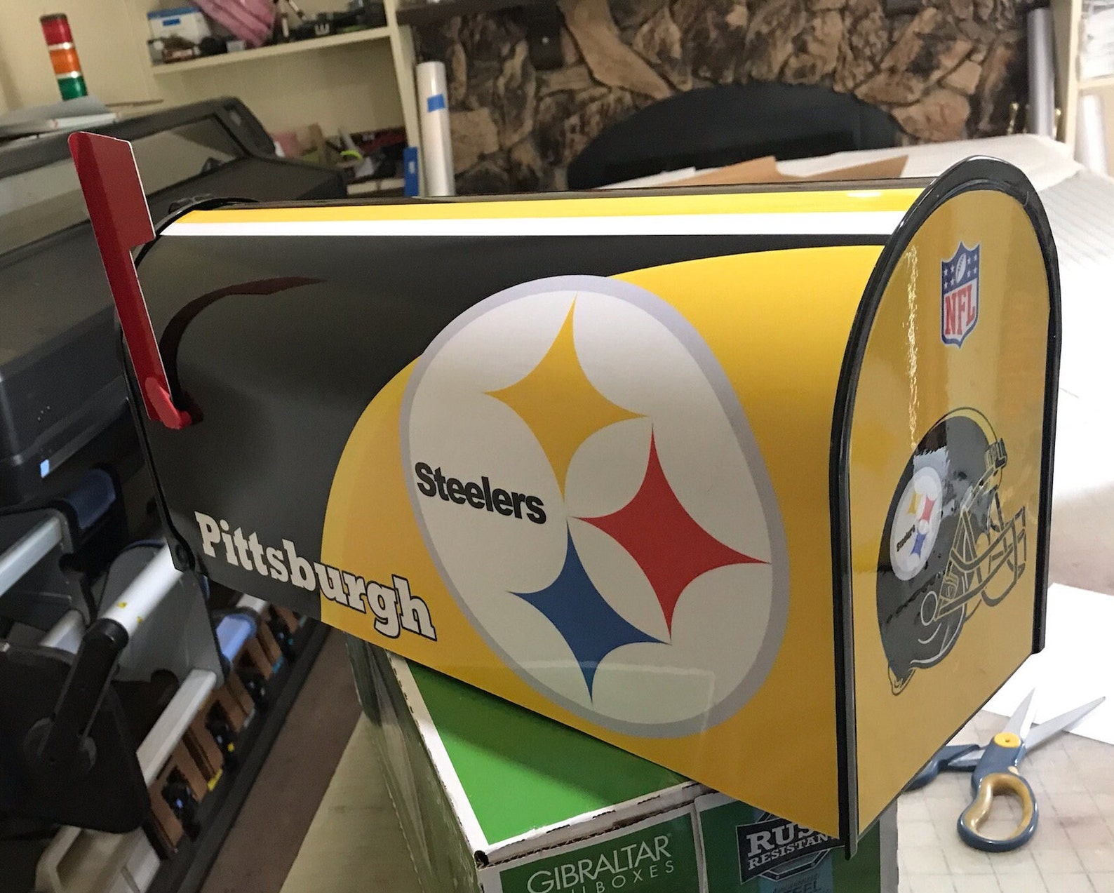 Pittsburgh Steelers Mailbox Etsy