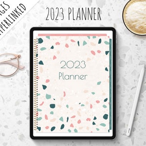 2023 Digital Journal, Daily weekly monthly, Digital planner, Hyperlinked, Life planner, Cute digital planner, GoodNotes Notability Ipad