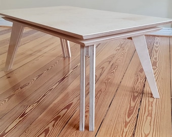 Handmade coffee table, Birch plywood