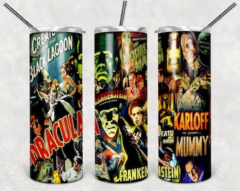 Horror film tumbler