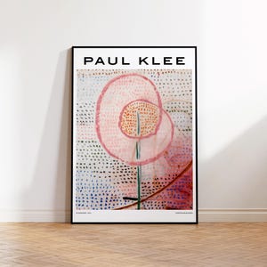 Paul Klee Flower Blossoming Art Print: Expressionist Home Decor (Digital Download)