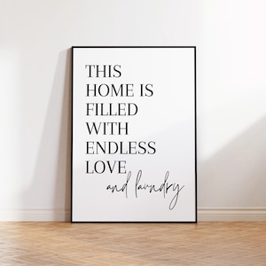 Laundry Room Quote Art: Funny Printable Decor (Digital Download)