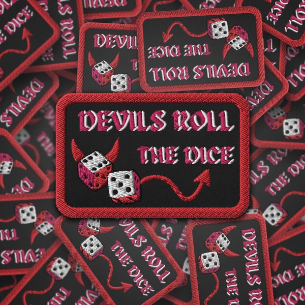 Devils Roll The Dice, Cruel Summer, Lover Era, Album song lyrics Embroidered patches