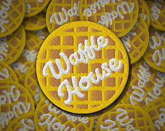 Waffle Jonas house Tour merch Embroidered patches