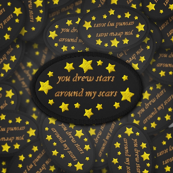 You Drew Stars Around My Scars Etsy