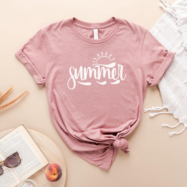 Sunset Soiree Party Shirt, Embrace the Sunshine on Your Summer Vacation, Perfect for Tourists and Traveling Couple, Ideal as a Gift for Mom