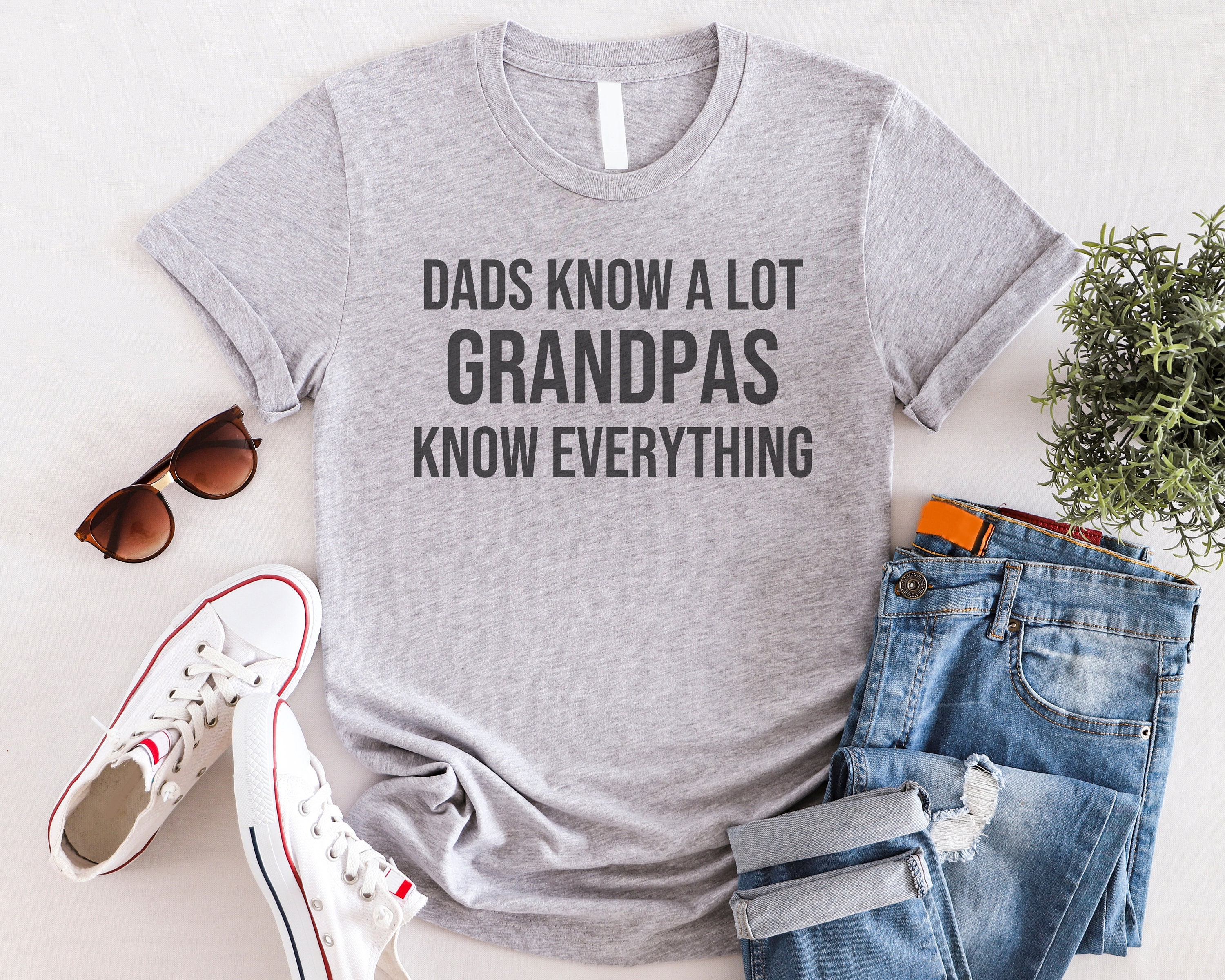 Papa weiß, dass Großväter alles wissen, Papas erster Tag Shirt