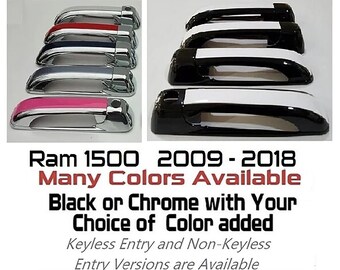 4PCS Chrome Door Handle Covers Caps Trim Compatible with 2009