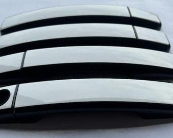 Glossy Black Door Handle Cover Overlay For 2014-2019 Kia Soul (Non-Smart Key Models)
