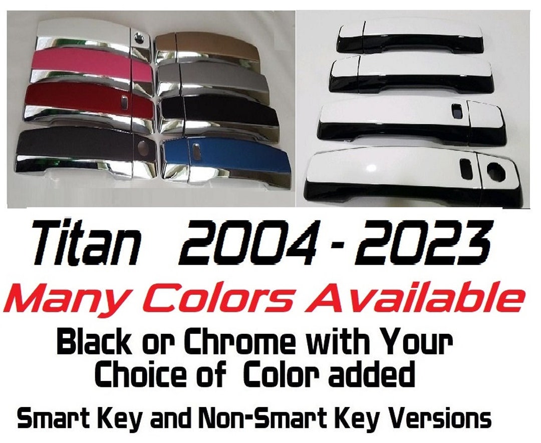 Gloss Black Tailgate Handle Overlay Cover For 2014-2020 Nissan Rogue (Rear)