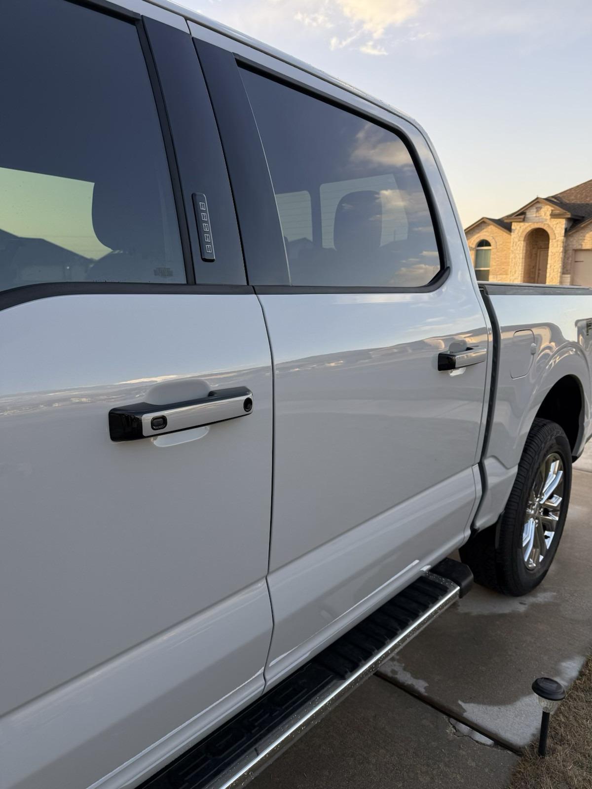 Watch Car Door Handle Cover for Ford F-150 2021-2025 on