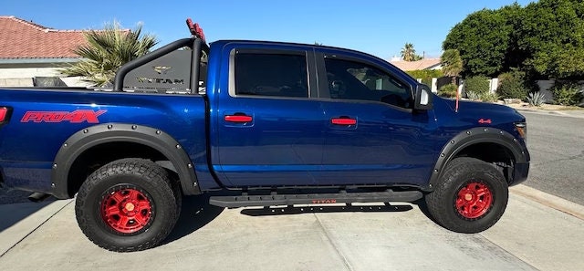 Glossy Black Door Handle Covers For Nissan Titan 2004-2015 | 4-Piece Overlay Set | Easy Upgrade